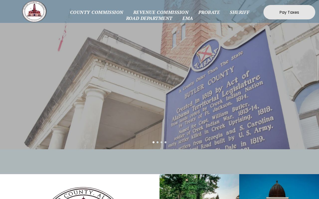 Butler County government page with no verified most wanted roster